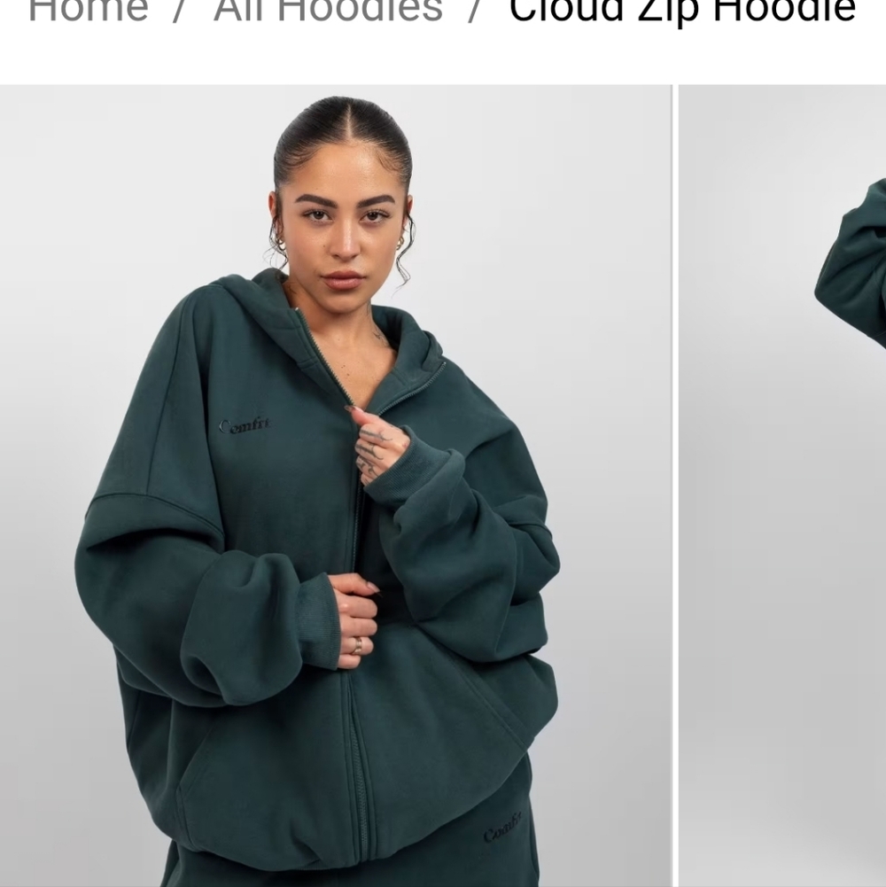 Comfy Green Oversized Hoodie